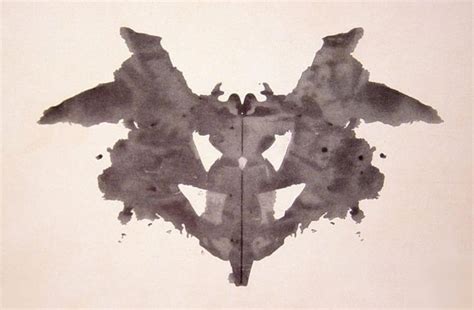 Una delle classiche macchie d'inchiostro del test di Rorschach