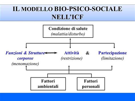Diagramma che illustra il Modello Bio-Psico-Sociale