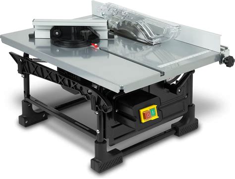 Diagramma di una sega circolare da banco con lama montata