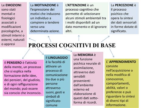 Diagramma dei processi cognitivi di base