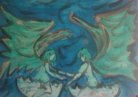 Illustrazione astratta che rappresenta la trasformazione e la rinascita