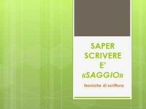 SAGGIO BREVE